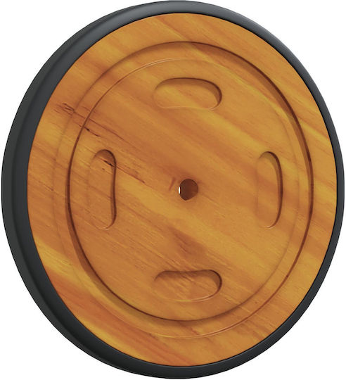 vidaXL Furniture Wheel made of Wood with Wheels Brown 20.5x20.5x2.2cm 2pcs
