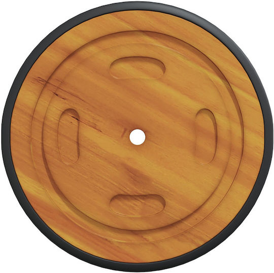 vidaXL Furniture Wheel made of Wood with Wheels Brown 20.5x20.5x2.2cm 2pcs