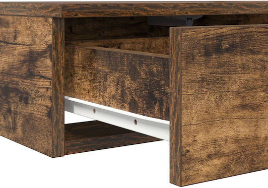 vidaXL Bed Drawer made of Wood Smoked Oak 120x36.5x16.5cm