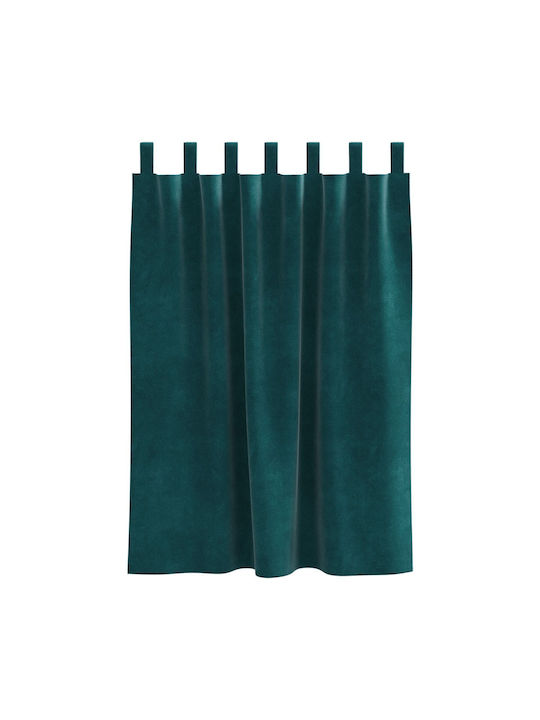 vidaXL Green Window Blackout Curtain Set with Tab Top 140x140cm