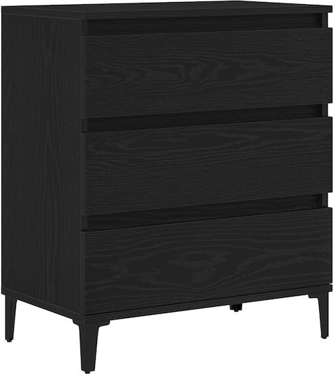 Comoda pentru Dormitor Μαύρο Δρυός 60x35x70buc
