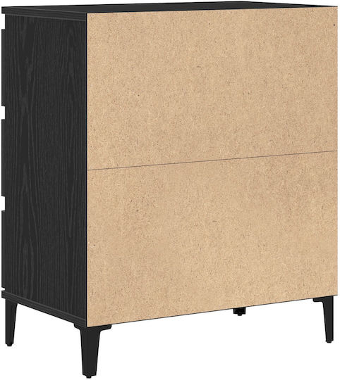 Comoda pentru Dormitor Μαύρο Δρυός 60x35x70buc