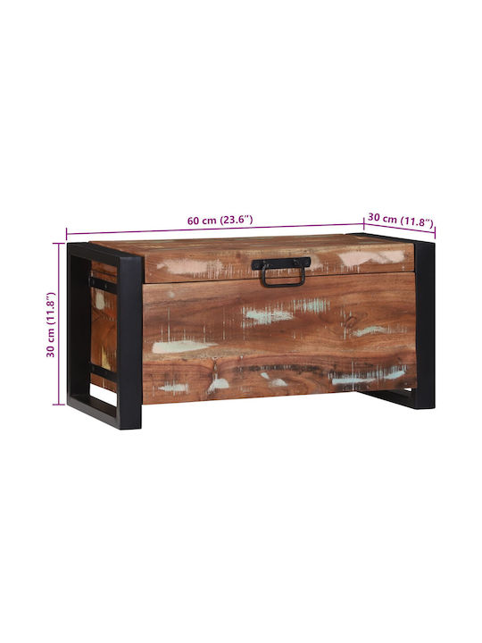 vidaXL Dekorative Box Hölzernes