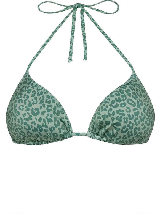 Triangle Bikini Top Leah Pastel Leopard Animal Print