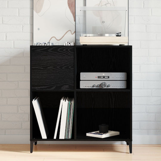 vidaXL Hi-Fi Furniture Black 38x84.5x89cm