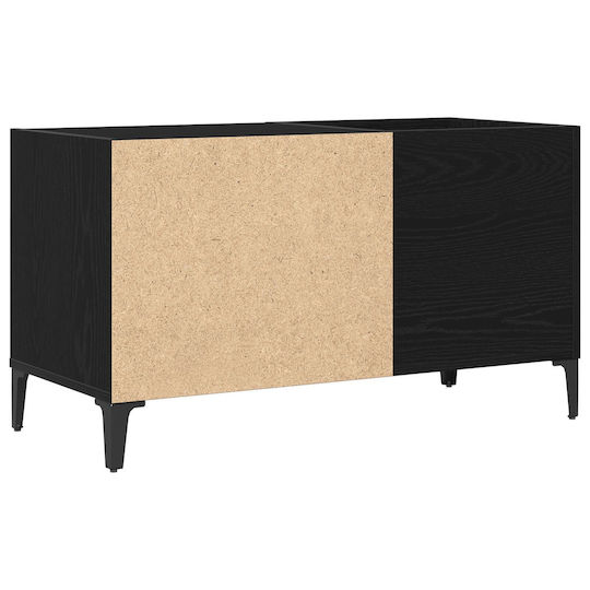 vidaXL Hi-Fi Furniture Black 38x84.5x48cm