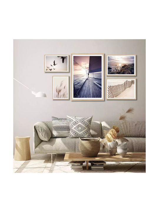 Poster By Beach Pst25205 21cm X 30cm