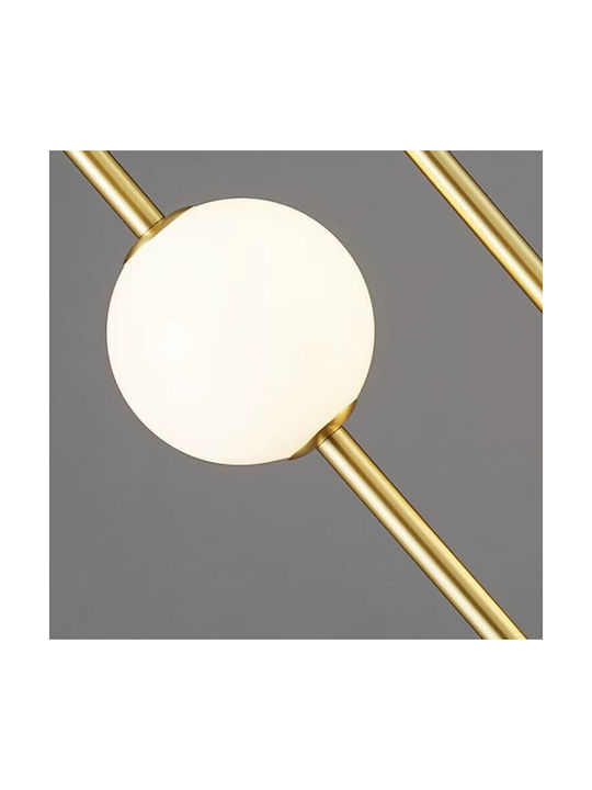 Home Lighting Pendant Light Gold 12x100x100cm