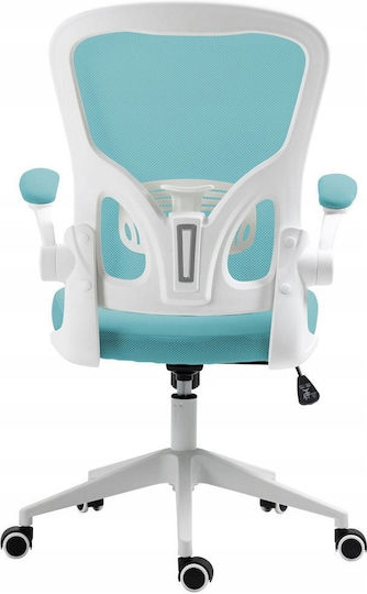 Office Products Chios Office Chair with Adjustable Arms Turquoise