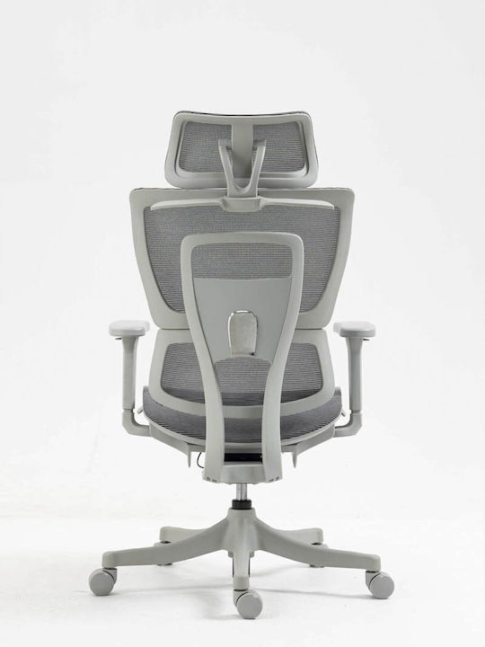 Office Products Skorpios Office Chair with Adjustable Arms Grey
