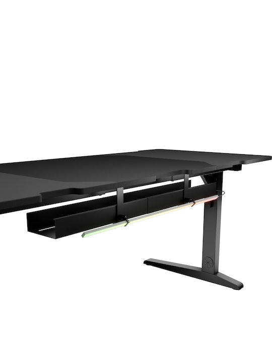 Gaming Office Holm Modular Wooden Black 180x75x70cm