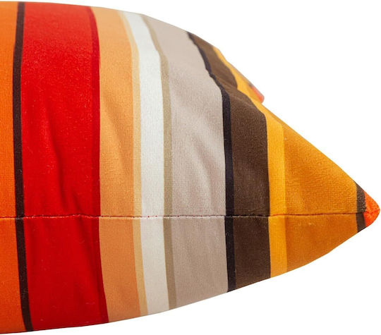 Μαξιλάρι Καναπέ Makimoo Colorful Stripes 2τμχ 45x45εκ.