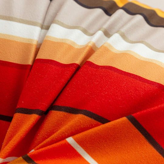 Μαξιλάρι Καναπέ Makimoo Colorful Stripes 2τμχ 45x45εκ.