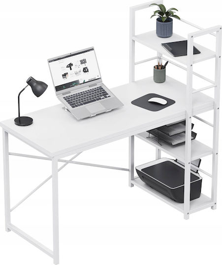 Desk Leader 4.0 Wooden White 119.5x48x120cm