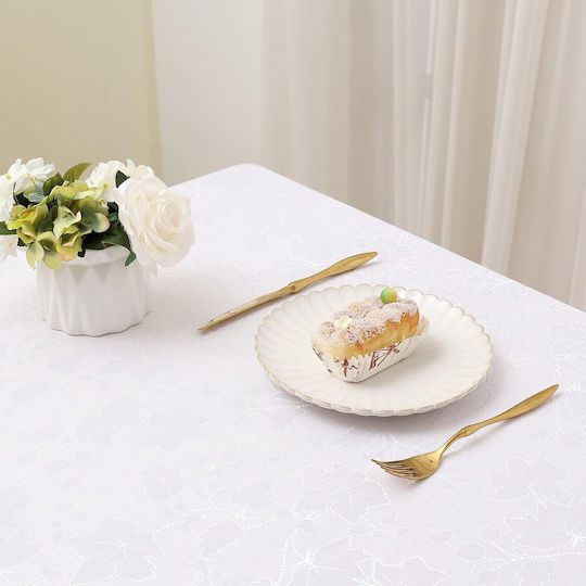 Washable Waterproof Αλέκιαστο Λευκό 140x200εκ.