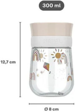 Little Dutch Toddler Cup Fairy Garden Made of Pink Plastic 300ml