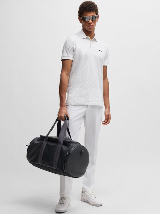 Trousers Elastic in Slim Fit White