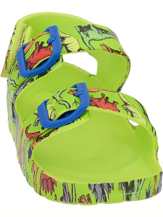 Παιδικά Πέδιλα Dinosaur Πράσινα