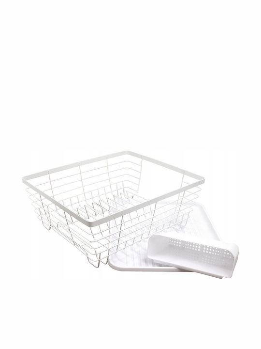 KING Hoff Sink Strainer Inox White 42.5x32x15.5cm
