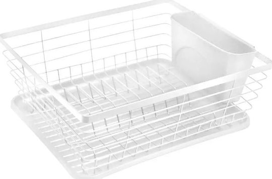 KING Hoff Sink Strainer Inox White 42.5x32x15.5cm