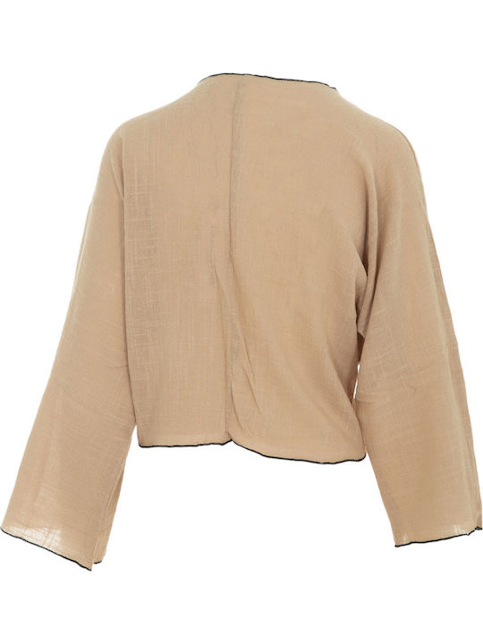 Collectiva Noir Blouse Beige