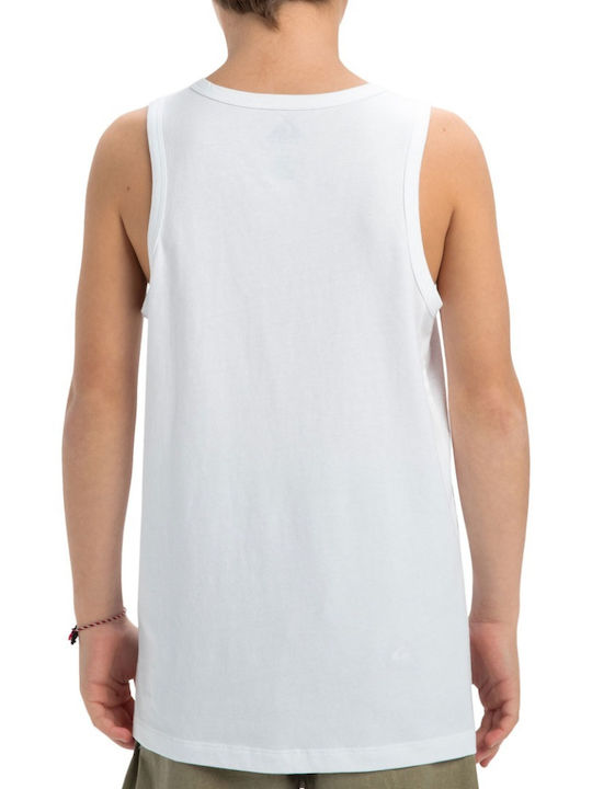 Kids' Shirt Sleeveless White Comp Logo