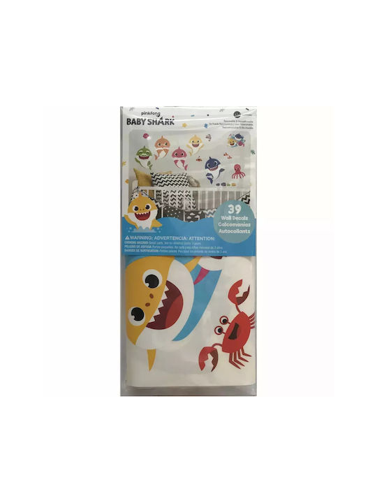 RoomMates Decor Autocolant Decorativ pentru Copii Perete Baby Shark