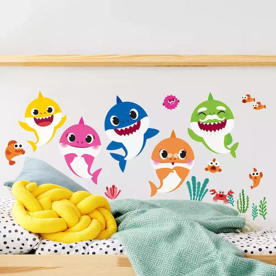 RoomMates Decor Autocolant Decorativ pentru Copii Perete Baby Shark