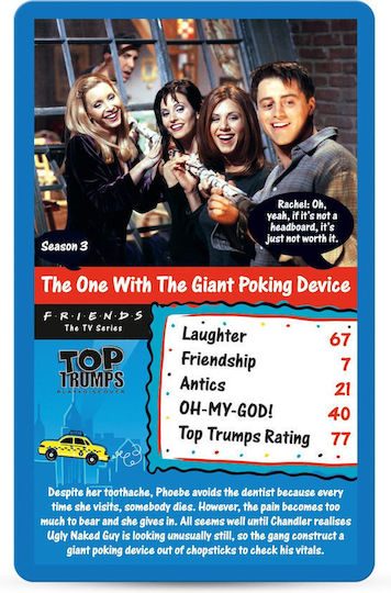 Board Game Top Trumps Friends Tv for 2+ Players 6+ Years Old (EN) Winning Moves