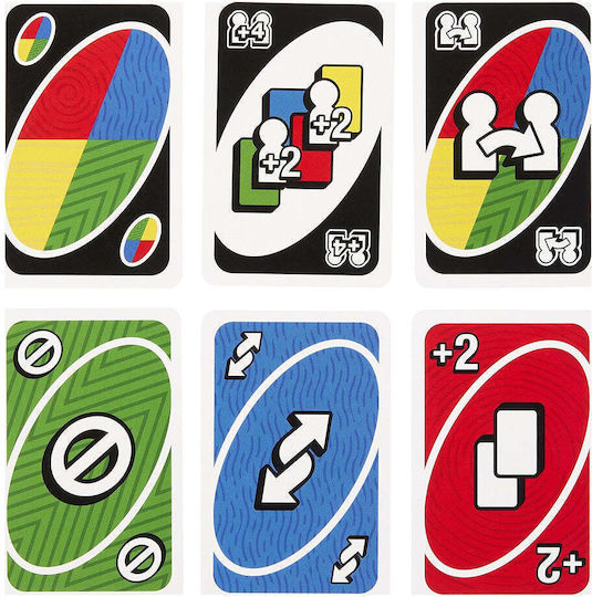 Επιτραπέζιο Παιχνίδι Uno Teams για 2-4 Παίκτες 7+ Ετών Mattel