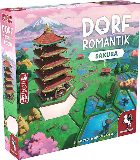 Επιτραπέζιο Παιχνίδι Dorfromantik Sakura για 1-6 Παίκτες 10+ Ετών (EN) Pegasus Spiele