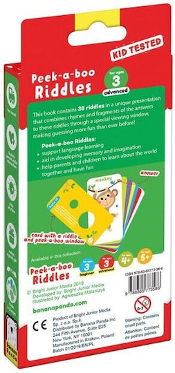 Επιτραπέζιο Παιχνίδι Peek A BOO Riddles 3+ Ετών (EN) Banana Panda