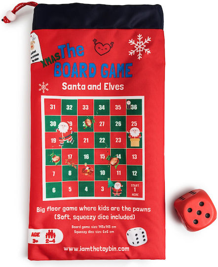 Board Game Snowman And Elves for 2-4 Players 3+ Years Old (EN) Lyc Sac