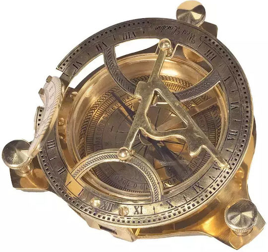 Nautical Solar Metal Compass 12cm