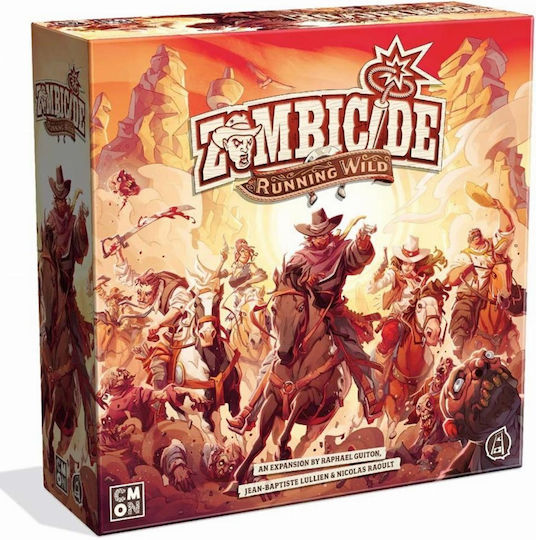 Game Expansion Zombicide: Undead Or Alive – Running Wild for 1-6 Players 14+ Years Old (EN) Cool Mini Or Not