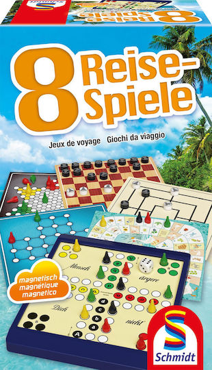 Настолна игра 8 Travel Games за 6+ играчи 6+ години 49102 (GER) Schmidt Spiele