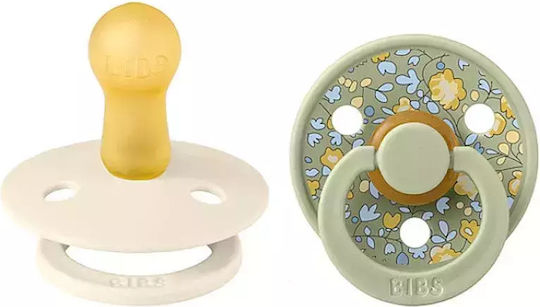 Bibs Liberty Pacifiers Rubber Eloise / Blush for 6-18 months 2pcs