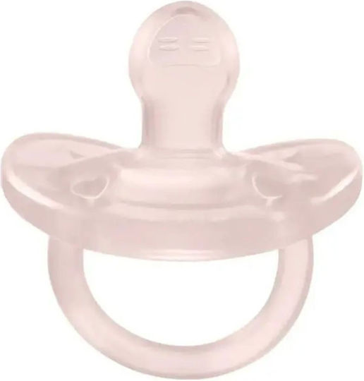 Chicco Soft Pacifier Silicone Pink for 0-6 months