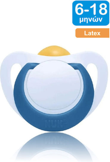 Nuk Star Pacifier Rubber with Case Light Blue / Blue for 6-18 months