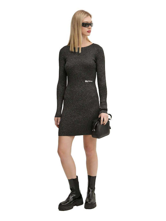 Knitted Black Dress