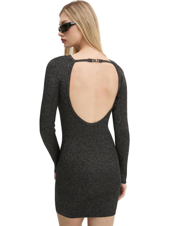 Knitted Black Dress