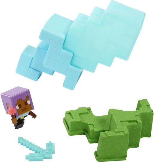 Action-Figur Mini Mode - Mining Turquoise Minecraft für 6+ Jahre Jahre 5cm.