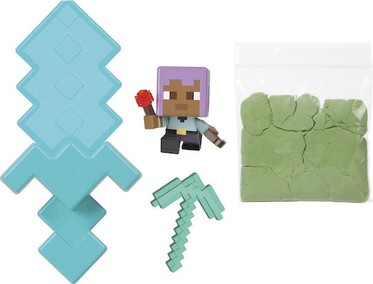 Action-Figur Mini Mode - Mining Turquoise Minecraft für 6+ Jahre Jahre 5cm.