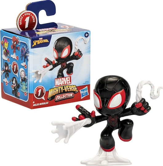 Action Figure Miles Morales Spider-Man Mighty-Verse Miles Morales for 4+ years old Years 6cm.