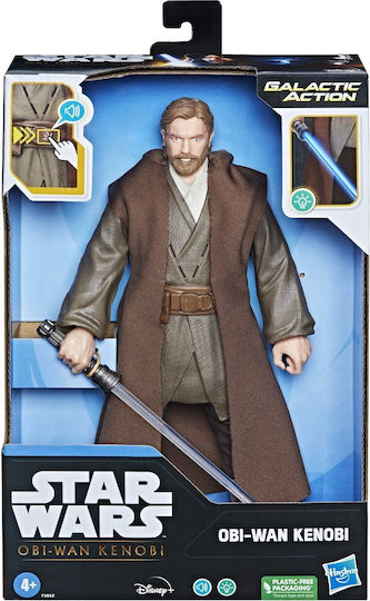 Action Figure Star Wars with Sound and Light Obi Wan Kenobi for 4+ years old Years