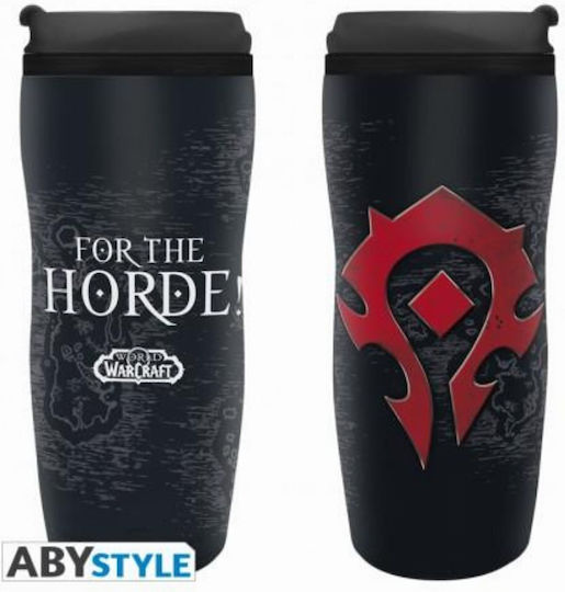 Abysse World of Warcraft - Horde Travel Чаша Термос Пластмасов 355мл Черен