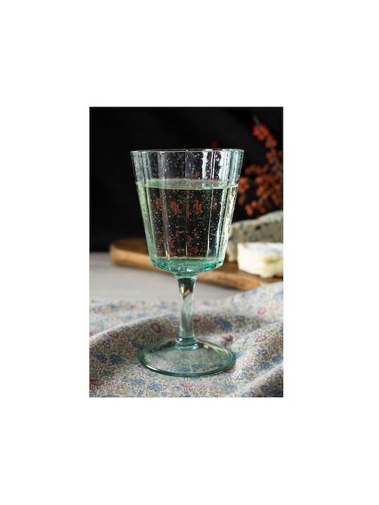 Laura Ashley Set Gläser für Weißwein aus Glas Green Mit Stiel 27ml 4Stück