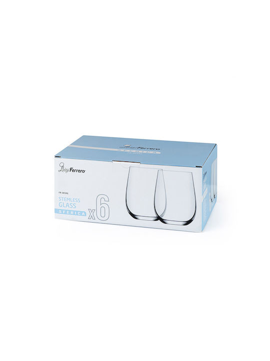 Luigi Ferrero Set Gläser Wasser / Cocktail/Trinken aus Glas 475ml 6Stück