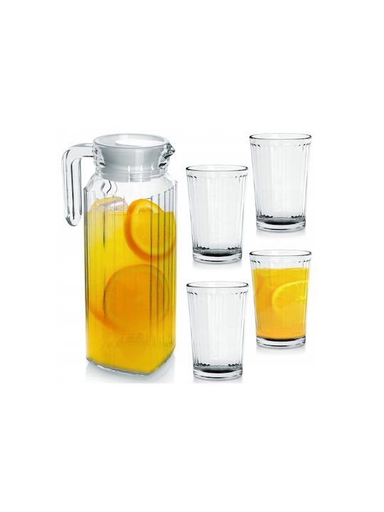 Excellent Houseware Set Gläser Cocktail/Trinken aus Glas 200ml 5Stück