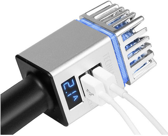 Ιονιστής Αέρα Αναπτήρα Αυτοκινήτου 2 Θύρες Usb 12/24v Technaxx Tx-130